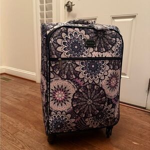 Vera Bradley mimosa medallion luggage matching set